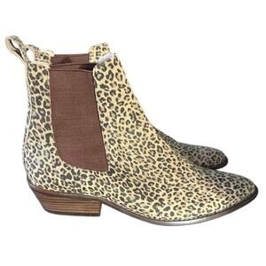 Bird of Flight Nomi Boots Leopard Print Womens Size 8 *EUC